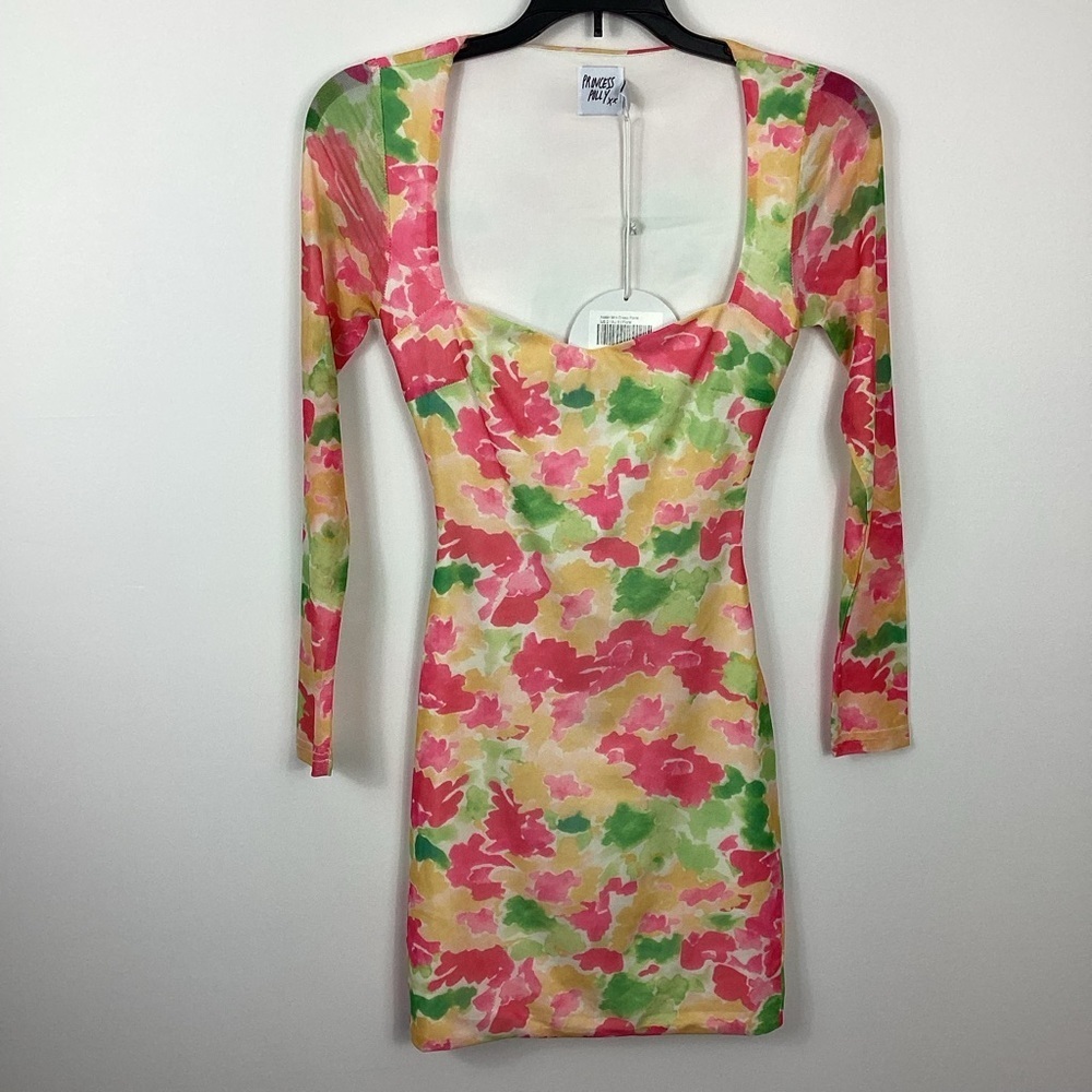 Princess Polly Nolan Floral Mini Dress Size 2 NWT